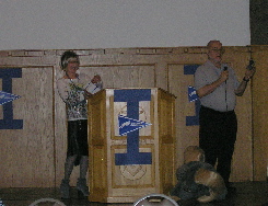 Michal receives an award